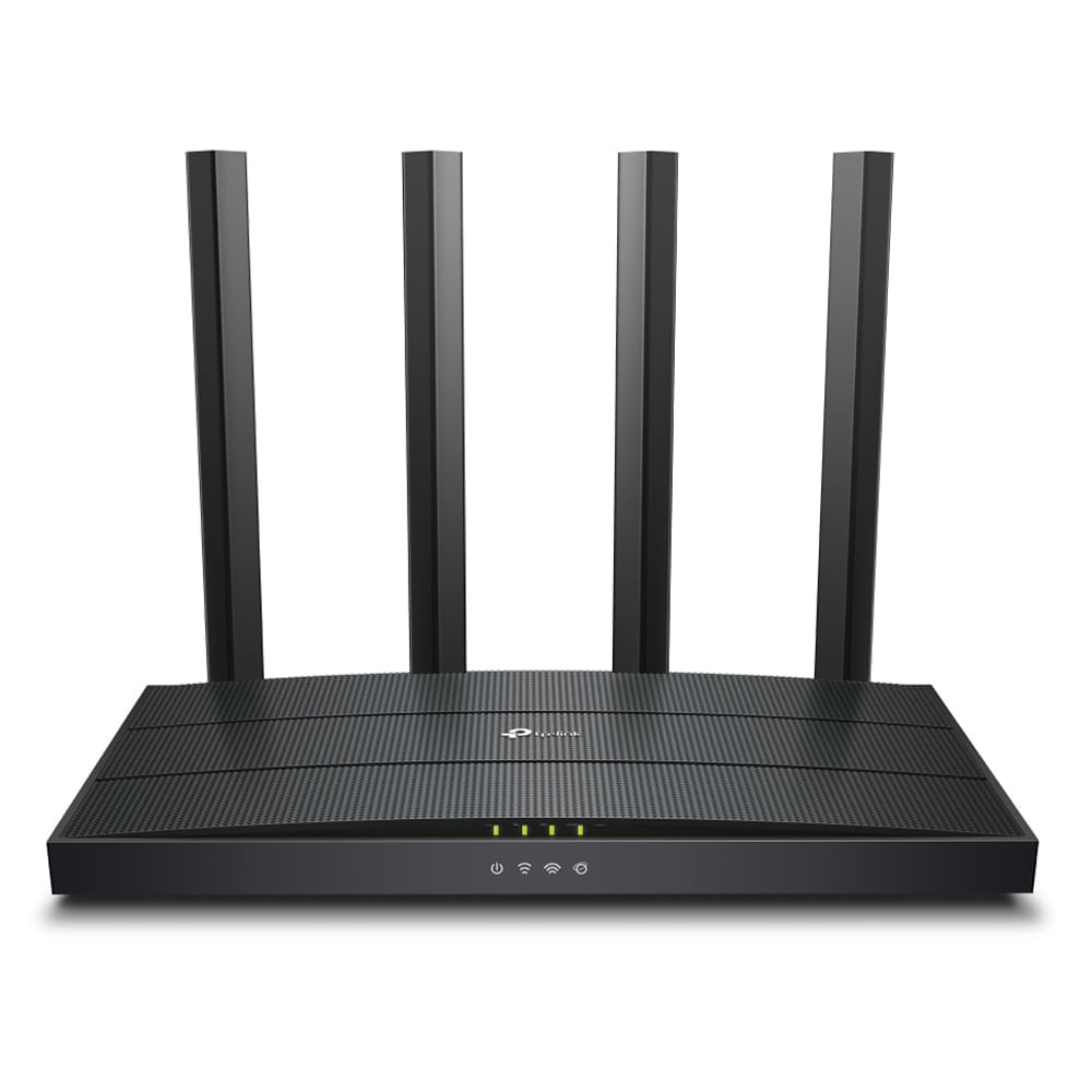 Imagen 2 del producto Router TP-Link AX1500 Wi-Fi 6, doble banda, 300Mbps en 2.4GHz y 1201Mbps en 5GHz, 4 antenas, 4 puertos Ethernet, negro (reempacado)