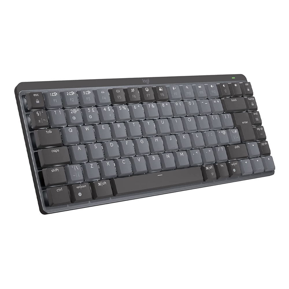Imagen 2 del producto Teclado inalámbrico Logitech MX Mechanical Mini mecánico, receptor usb/bluetooth, recargable, negro (reempacado)