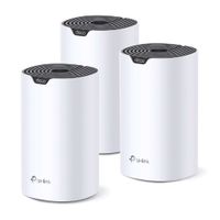 Sistema Wifi Mesh TP-Link Deco S7 AC1900 pack x 3, doble banda, 1775 mbps, router y access point , 3 ptos gitabit LAN, 3 antenas internas (reempacado)