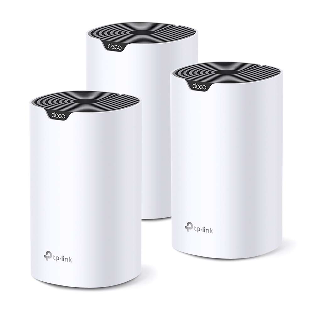Imagen 1 del producto Sistema Wifi Mesh TP-Link Deco S7 AC1900 pack x 3, doble banda, 1775 mbps, router y access point , 3 ptos gitabit LAN, 3 antenas internas (reempacado)