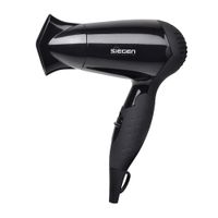 Reacondicionado: Secadora de cabello Siegen SG-3005, 1200 W, 2 niveles de velocidad y temperatura, negro