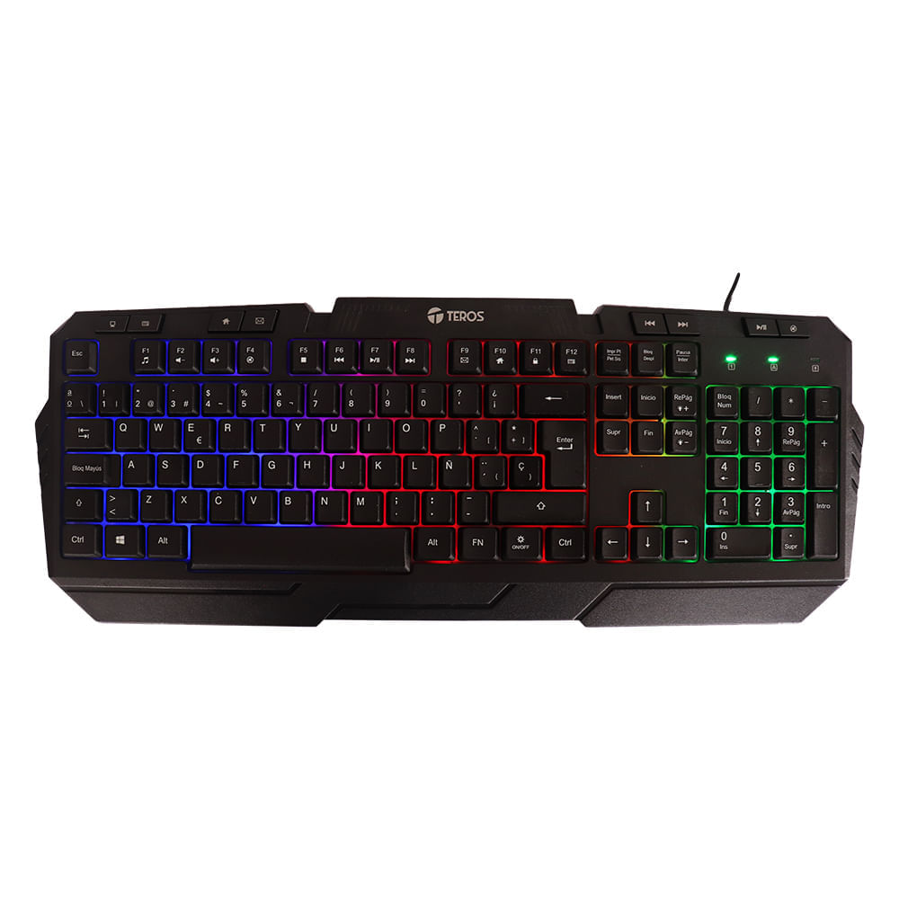 Imagen 2 del producto Reacondicionado: Kit gamer 4 en 1 Teros, teclado membrana + mouse + headset + mouse pad