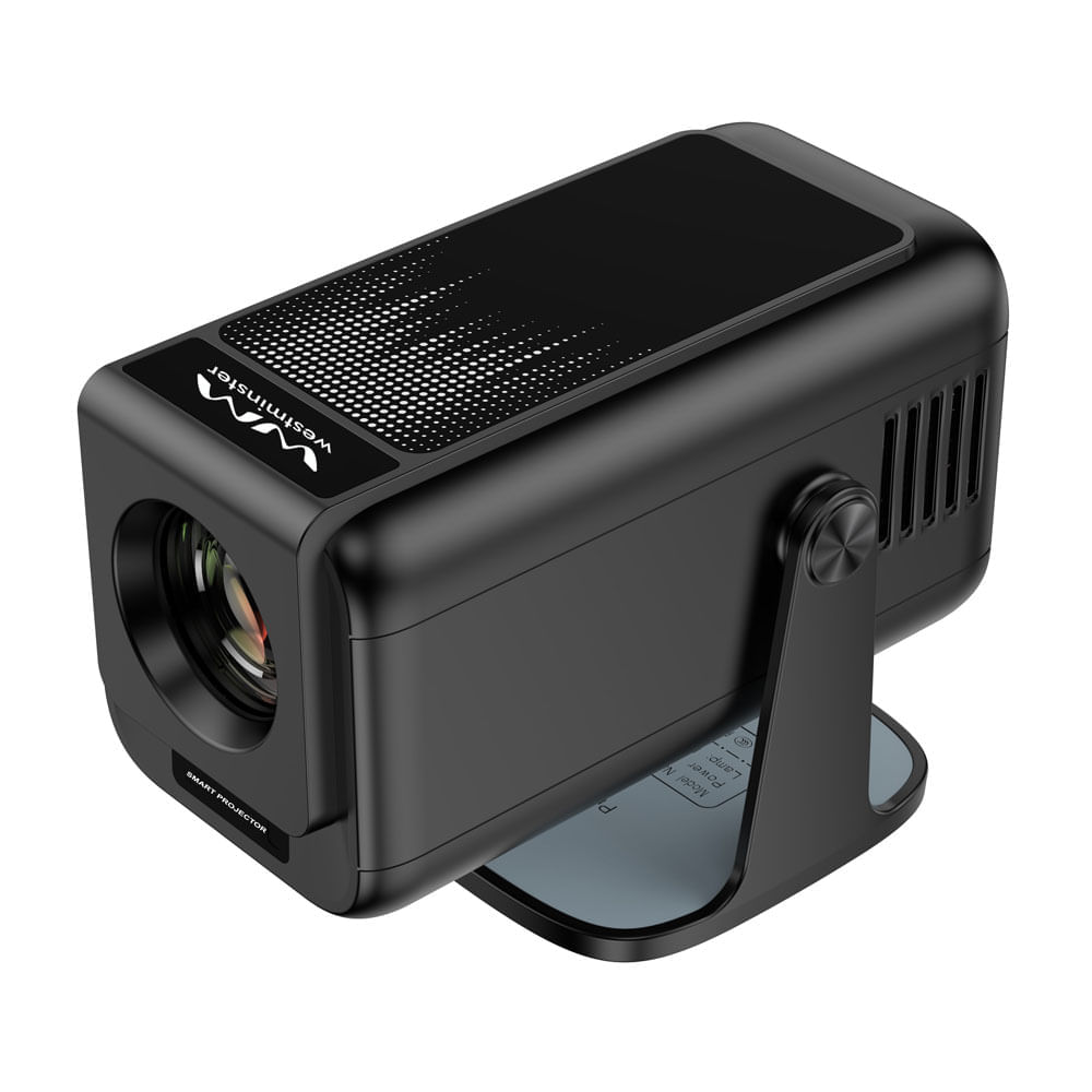 Imagen 2 del producto Proyector portátil Westminster HN-P340, 6800 lm, conectividad HDMI y USB, diseño moderno y fácil de usar, negro (reempacado)