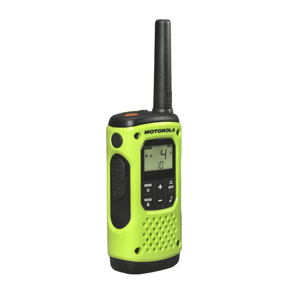 Imagen 2 del producto Reacondicionado: Radio FRS Motorola Talkabout T600 con linterna, 14 canales, alcance 35 km, IP67, aprox. 10 horas, negro y verde