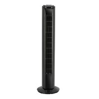 Ventilador de torre Westminster 32"" 45W, 3 velocidades, negro (reempacado)