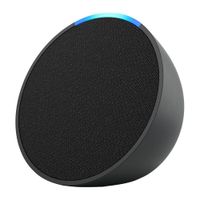 Reacondicionado: Altavoz inteligente Amazon Echo Pop control de voz Alexa, negro