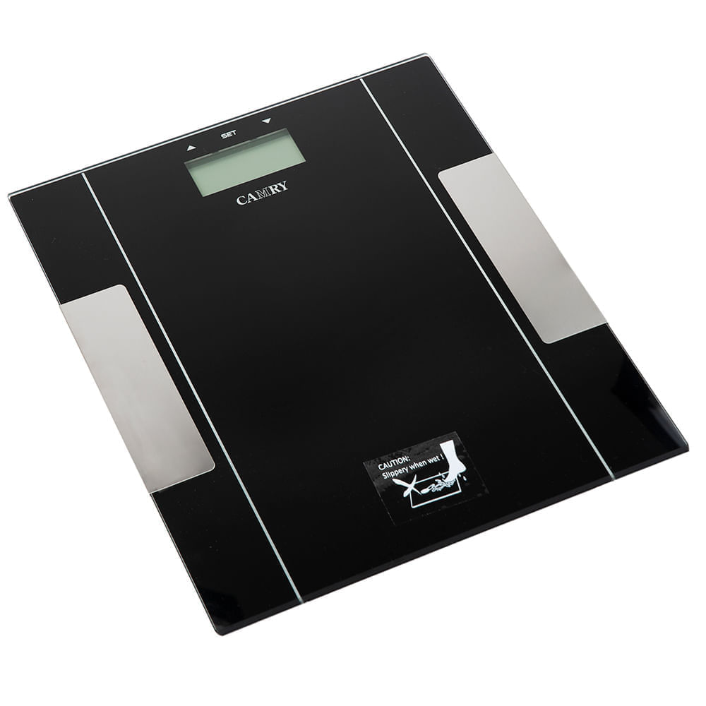 Imagen 2 del producto Reacondicionado: Balanza medidor de grasa Camry Ef957-s10 vidrio templado, máx. 150 kg, negra