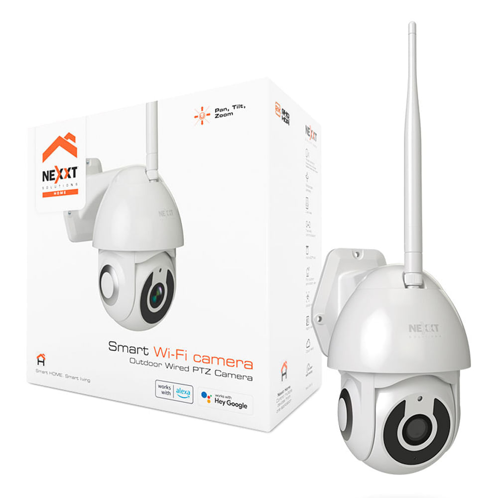 Imagen 2 del producto Cámara de seguridad Nexxt wifi, exterior, 1080P, fija, infrarrojo, a pilas (reempacado)