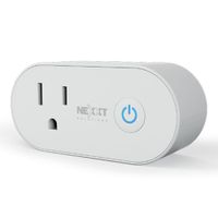 Reacondicionado: Enchufe inteligente Wi-Fi Nexxt NHP-S611 1 tomacorriente, diseño compacto, control de voz
