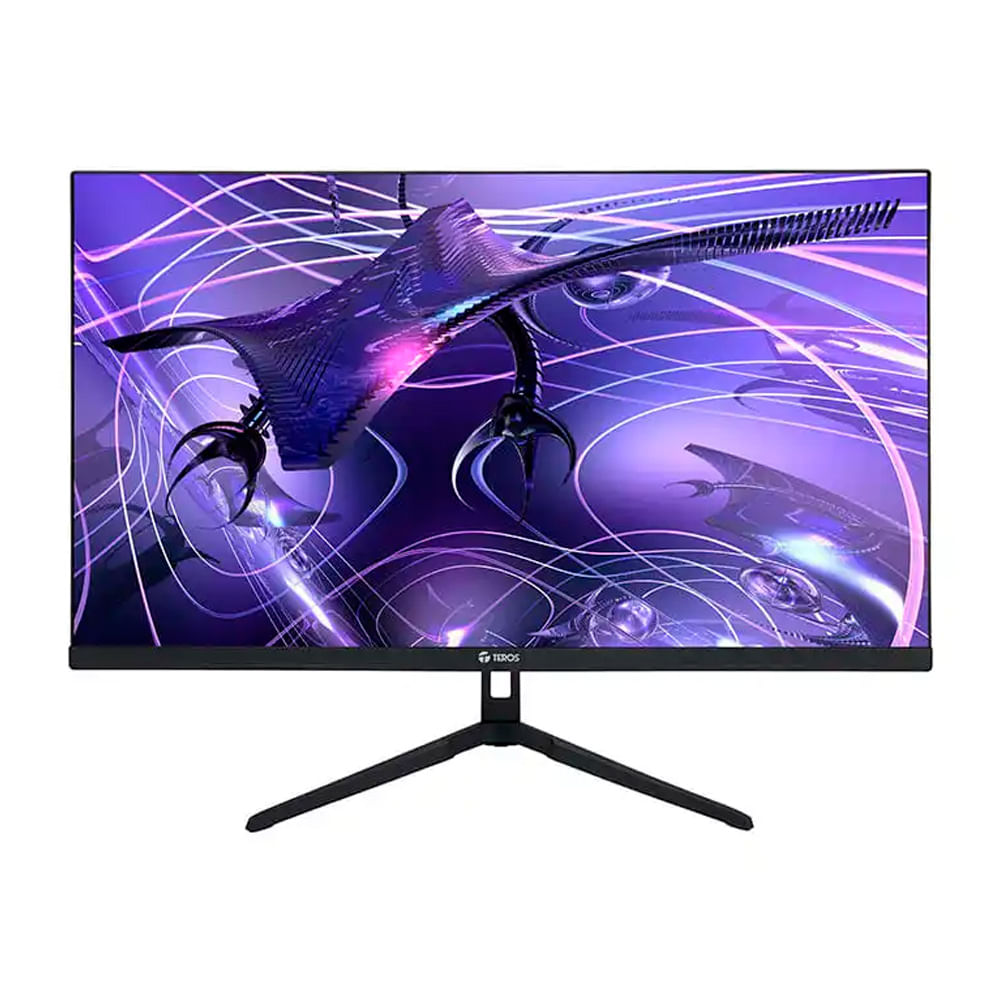 Monitor plano gamer Teros TE-2786G, 27" FHD IPS, 200Hz, HDMI, DP, negro