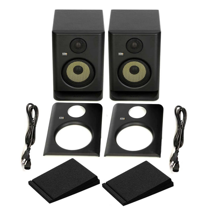 Imagen 2 del producto Monitores estudio KRK Rokit 5 G5 Pack, 2 vías, DSP modos Mix/Create/Focus, 104dB, 54Hz–30kHz
