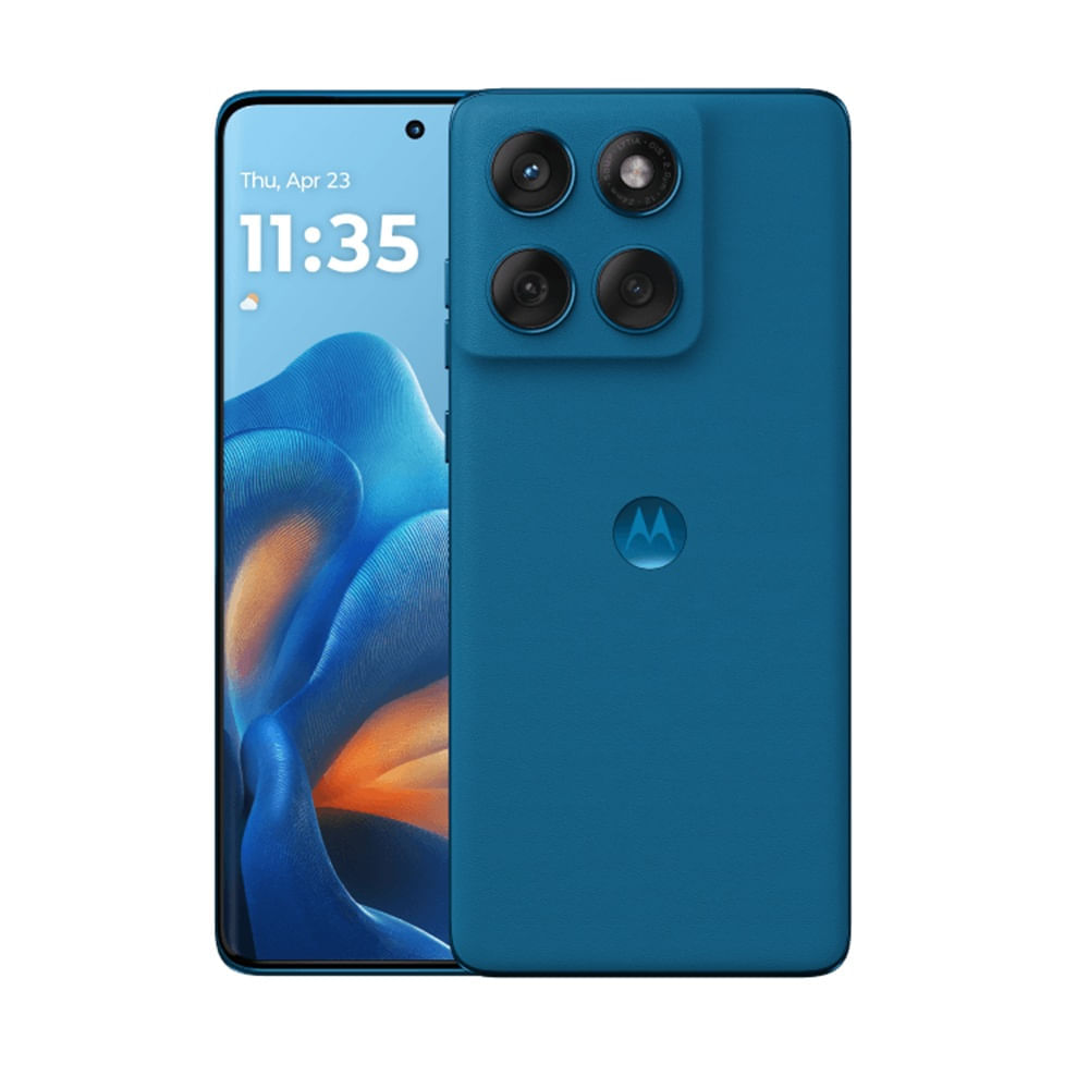 Celular Motorola Edge 60 Fusion 5G, 256GB, 8GB RAM, cámara trasera 50MP y frontal 32MP, 6.67", azul