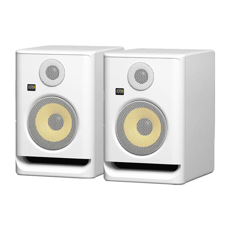 Imagen 1 del producto Monitor estudio KRK Rokit 5 G5 White, 5”, 3 modos DSP, 2 unidades, 104dB SPL