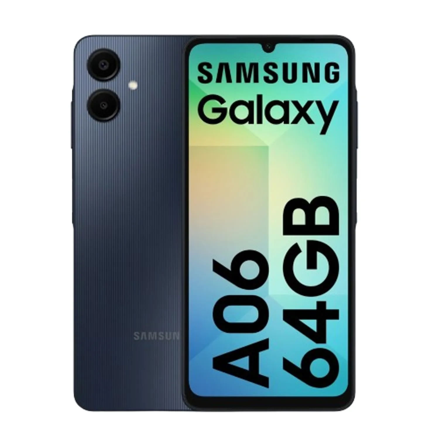 Celular Samsung Galaxy A06 4G 64GB, 4GB RAM, cámara trasera 50MP y frontal 8MP, 6.7", negro
