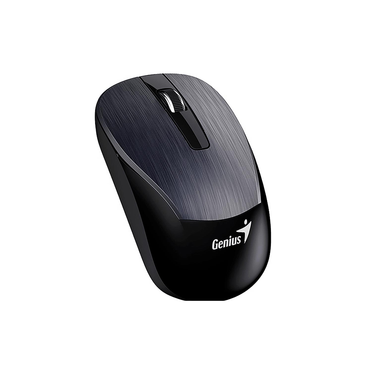 Imagen 2 del producto Mouse inalámbrico Genius Eco-8015, recargable, BlueEye, ahorro energía, 2.4GHz, Iron Grey, diseño chic