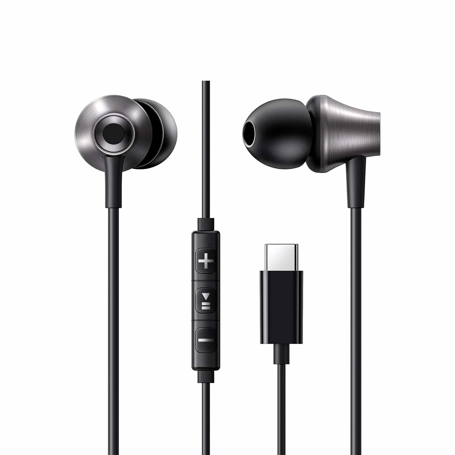 Imagen 1 del producto Audífonos Ugreen EP105 USB-C con micrófono, aislamiento de ruido, sonido HiFi estéreo, botón multifunción