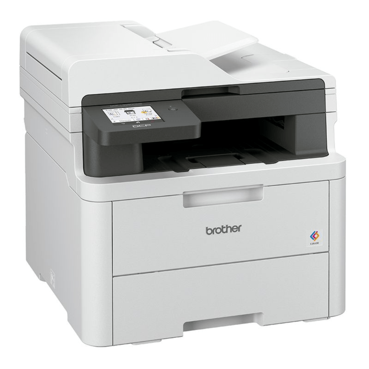 Imagen 2 del producto Impresora láser Brother DCP-L3560CDW, inalámbrica, Wi-Fi, escáner, copias múltiples, gris