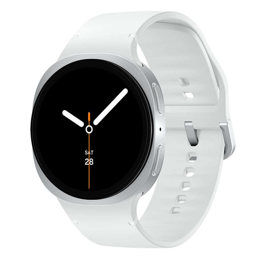 Smartwatch Samsung Galaxy Watch8 Large pantalla 1.5"/ Super AMOLED, certificación 5ATM/IP68, batería hasta 30 horas, plateado