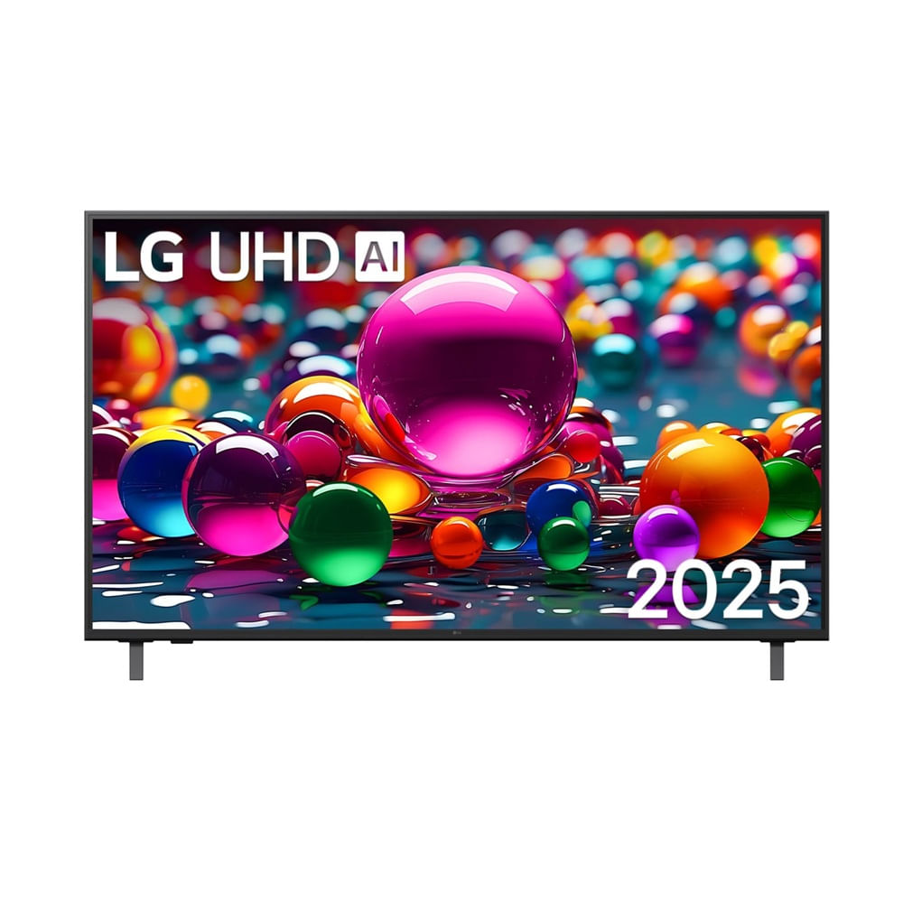 Smart TV LG 4K 55" UHD, ThinQ AI, sistema WebOS integrado, 55UA7300PSB
