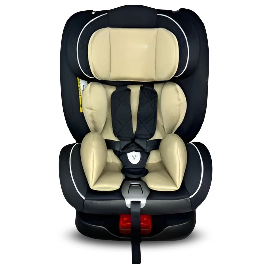 Silla de auto para bebé Infanti Barleta, giro 360°, ISOFIX, 5 reclinados, 8 alturas y cinturón de 5 puntos, beige