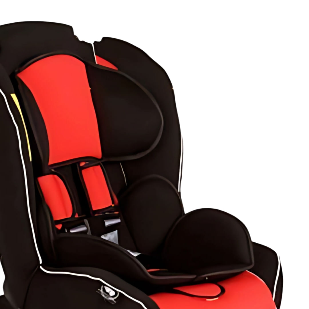 Imagen 2 del producto Silla de auto para bebé Infanti Journeys, arnés 5 puntos, 3 reclinados, protección lateral y base ajustable, rojo