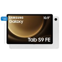 Reacondicionado: Tablet Samsung S9 FE 10.9"" 128GB, 6GB RAM, cámara principal 8MP y frontal 8MP, 8000 mAh, plateado, Exynos 1380 + Lápiz