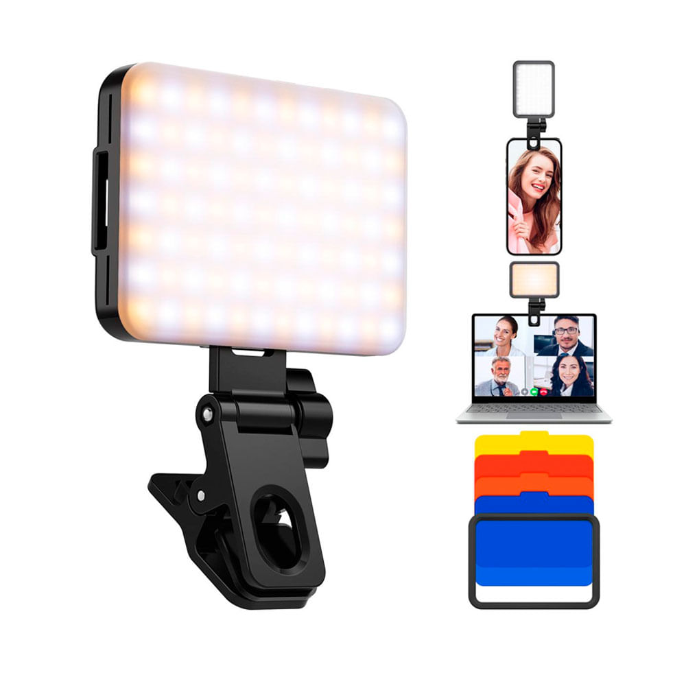 Luz continua portátil K&F Concept KF34.034 Bi-Color, negro