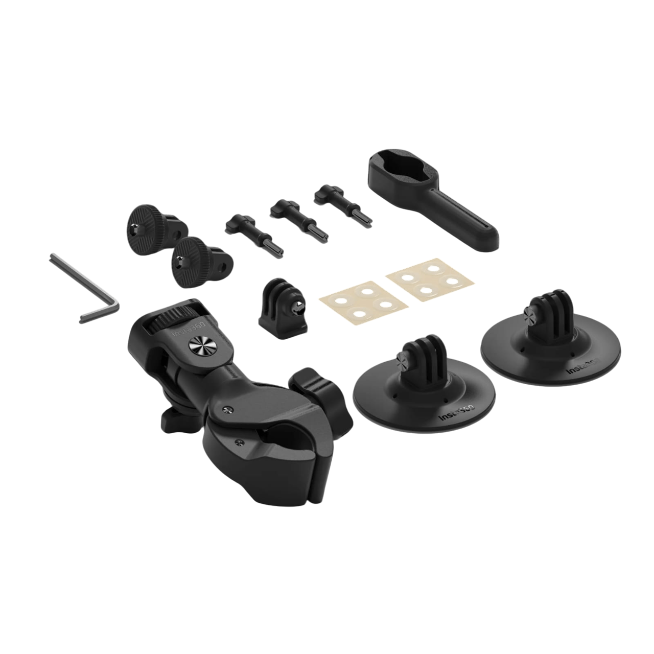 Imagen 2 del producto Kit motociclista bundle Insta360 nueva versión, negro