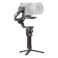 Estabilizador DJI RS 4 Pro brazos de fibra de carbono, carga máx  4.5Kg, enfoque 20m, torque potente, compatible con cámaras cine y sin espejo, negro