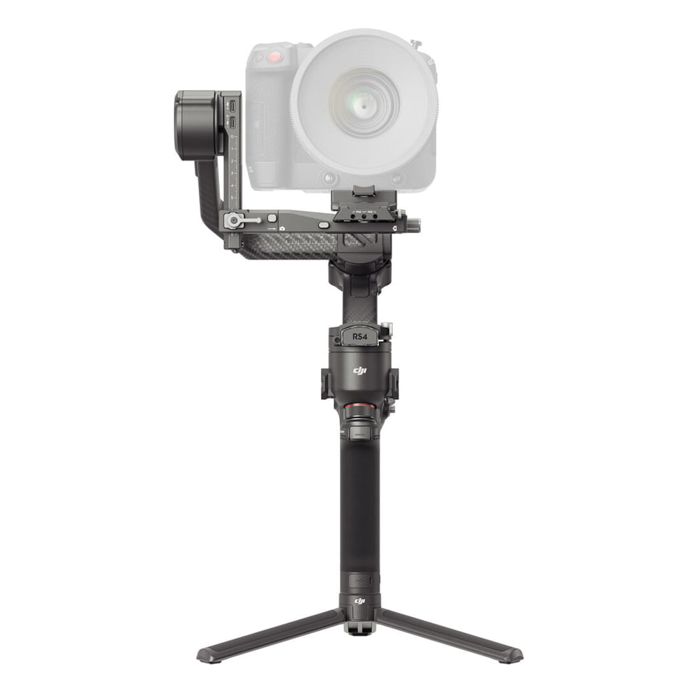 Imagen 2 del producto Estabilizador DJI RS 4 Pro brazos de fibra de carbono, carga máx  4.5Kg, enfoque 20m, torque potente, compatible con cámaras cine y sin espejo, negro