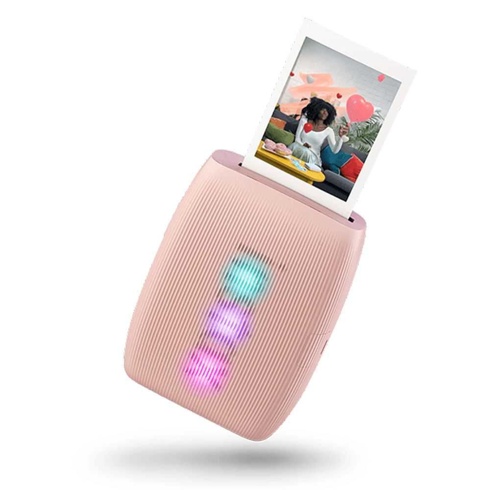 Impresora Fujifilm Instax mini Link 3 para smartphones, conexión bluetooth, recargable, tamaño de impresión 6.2 cm × 4.6 cm, rosado