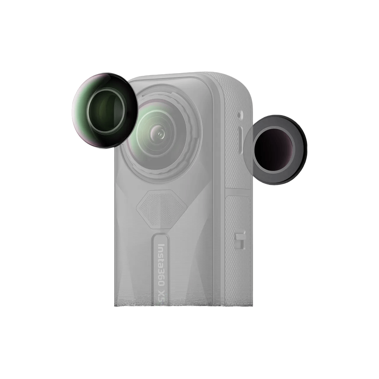 Imagen 1 del producto Combo: Lentes de reemplazo para Insta360 X5, fácil instalación, óptica de alta calidad, solución rápida para daños