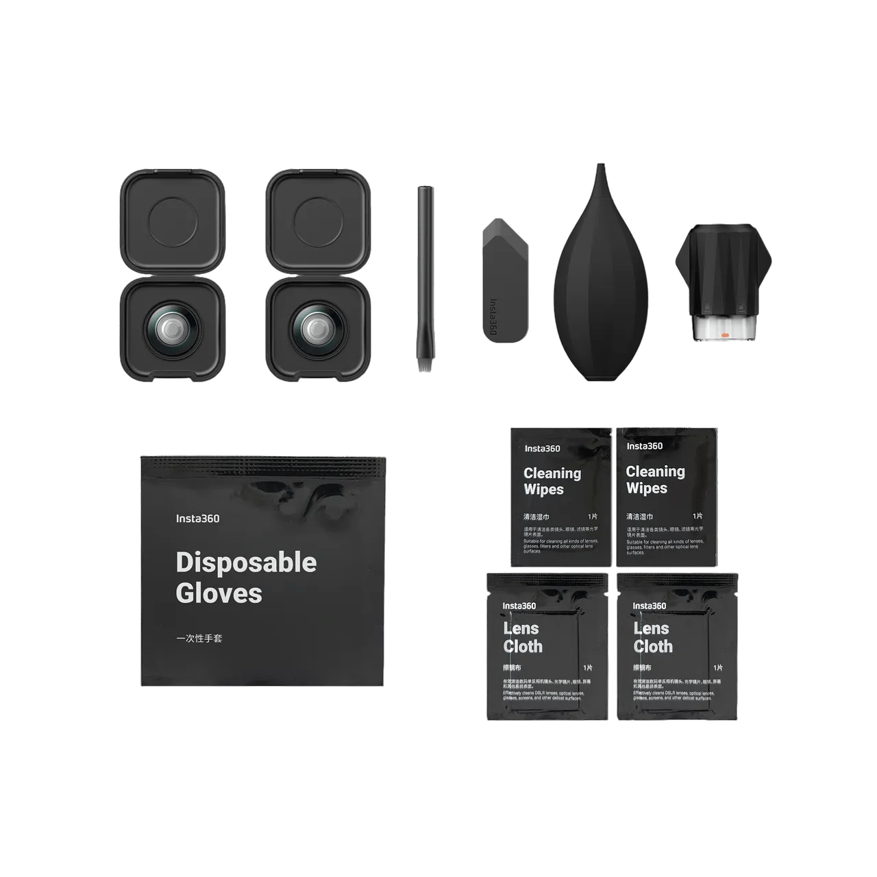 Imagen 2 del producto Combo: Lentes de reemplazo para Insta360 X5, fácil instalación, óptica de alta calidad, solución rápida para daños
