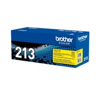 Tóner Brother TN-213Y, 1300 páginas, compatibilidad HL-L3210CW, HL-L3230CDW, DCP-L3550CDW, amarillo