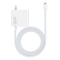 Cargador de pared Xiaomi 120W GaN, puerto USB-A, blanco + Cable