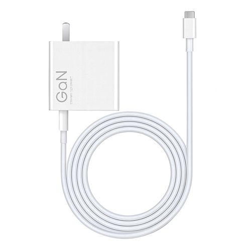 Cargador de pared Xiaomi 120W GaN, puerto USB-A, blanco + Cable