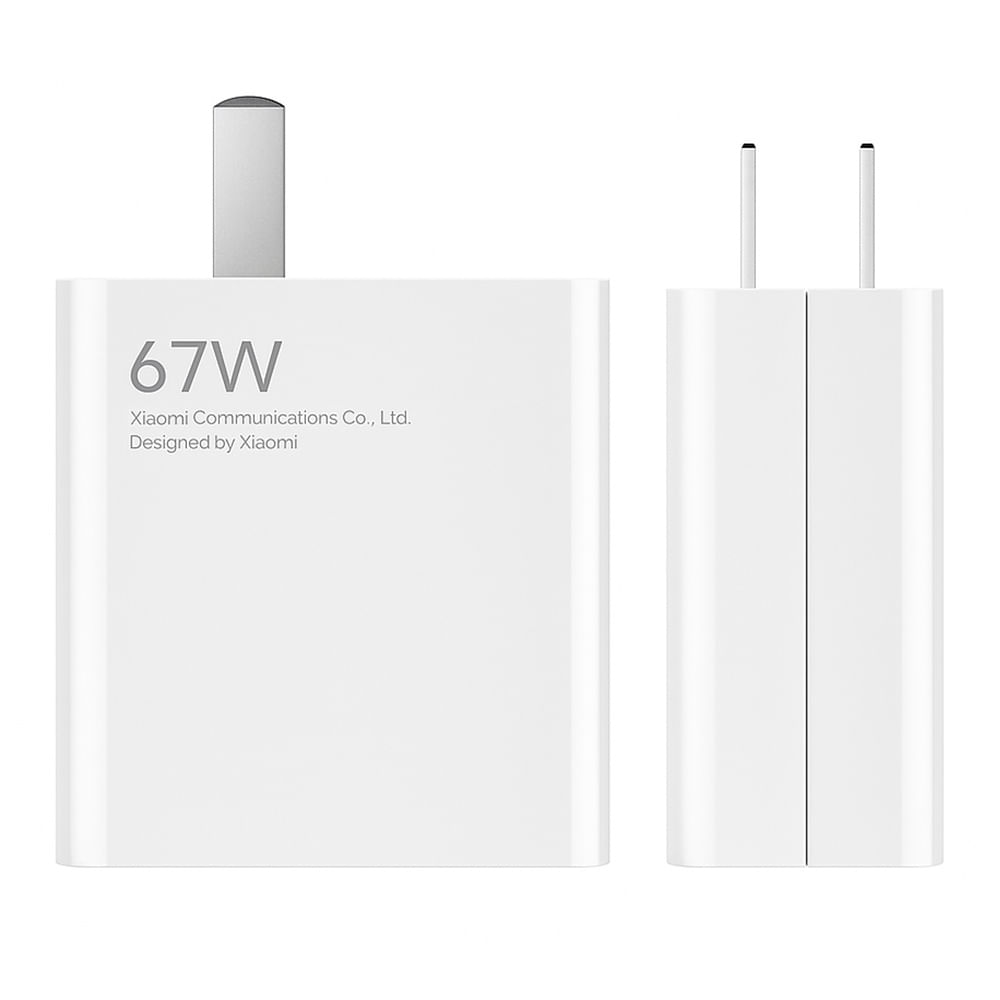 Imagen 2 del producto Cargador de pared Xiaomi MDY-12-EF 67W, puerto USB Tipo-C, blanco