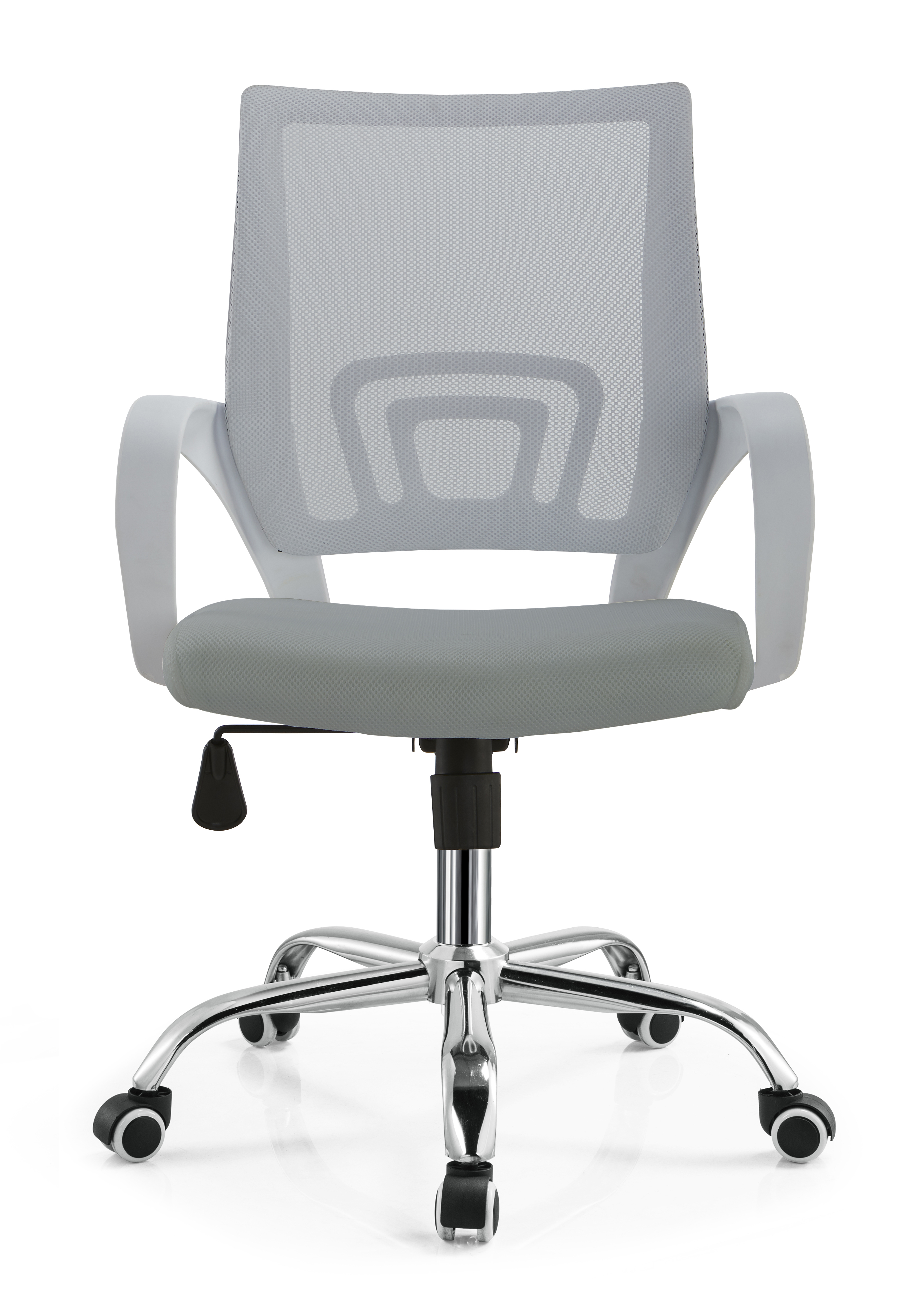 Imagen 2 del producto Silla ejecutiva Venso RTA-804, respaldo malla, asiento acolchado, base cromada, mecanismo basculante, gris