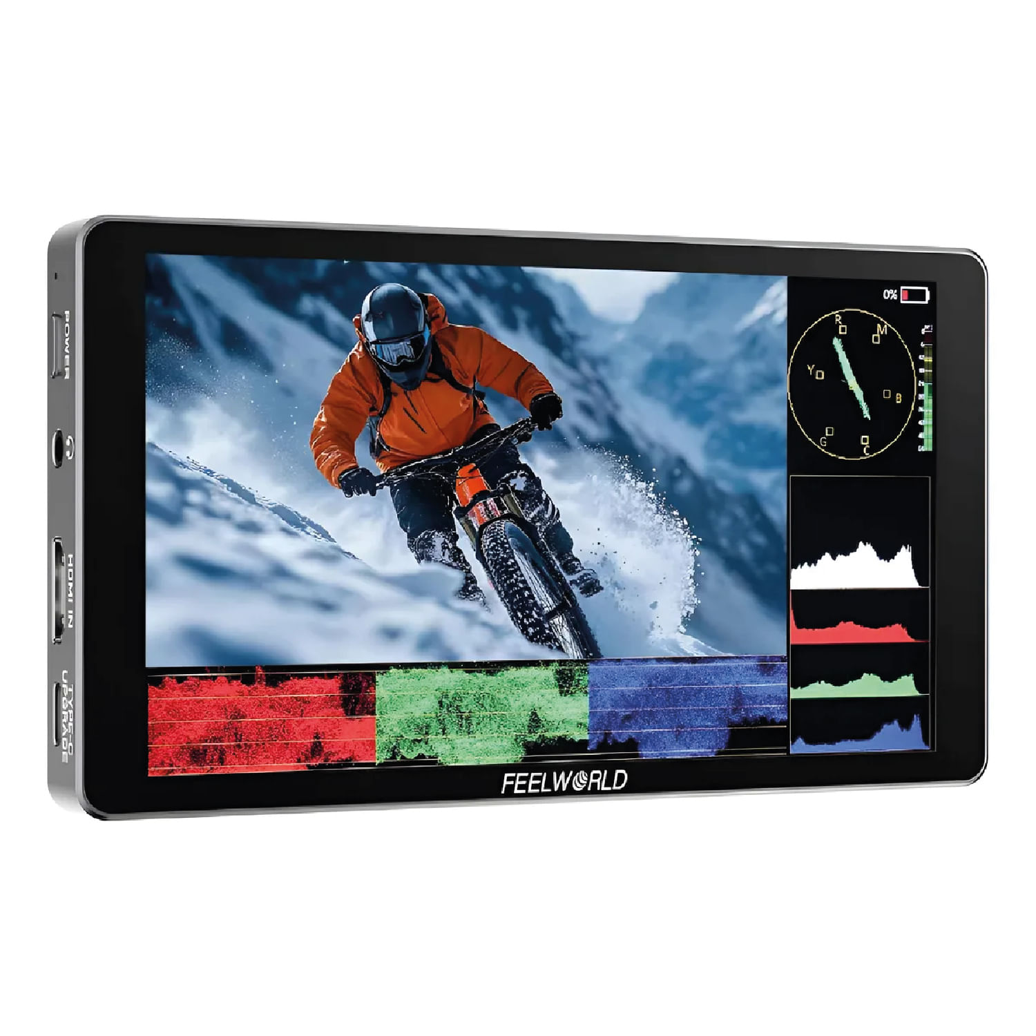 Monitor Feelworld P6XL 5.5" Full HD, 1200 nits, HDMI in/out, LUTs, ligero