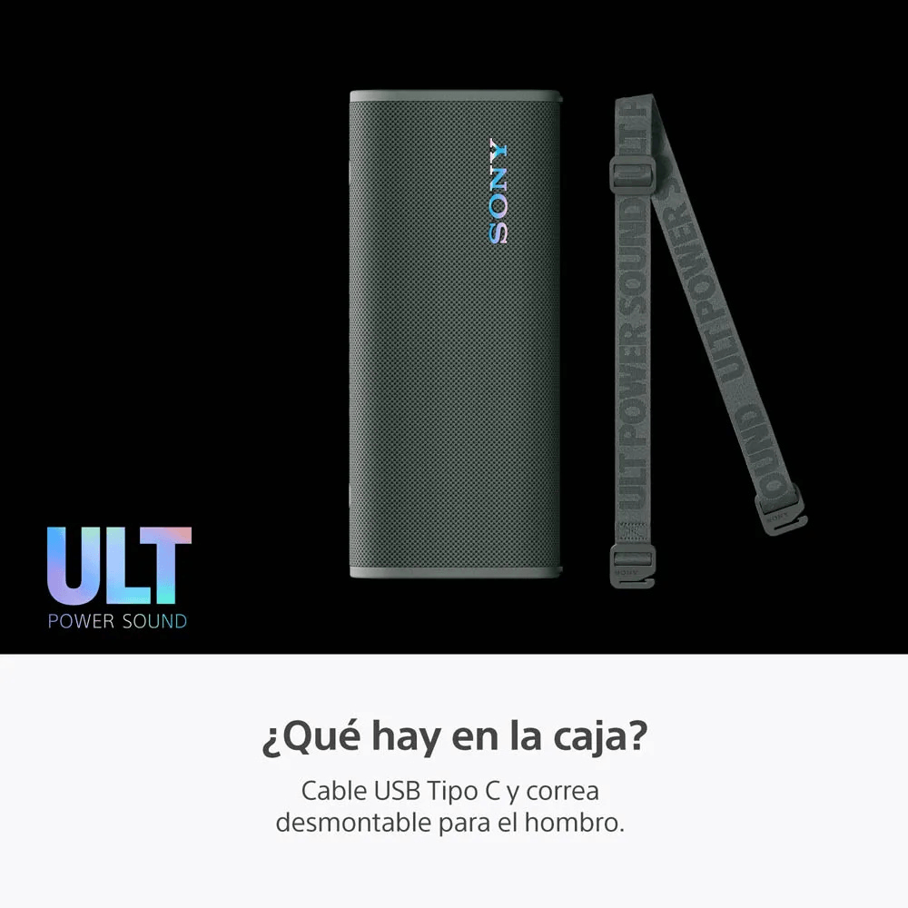 Imagen 2 del producto Parlante para fiesta Sony SRS-ULT30, waterproof, ULT FIELD 3, hasta 24 horas de reproducción, verde
