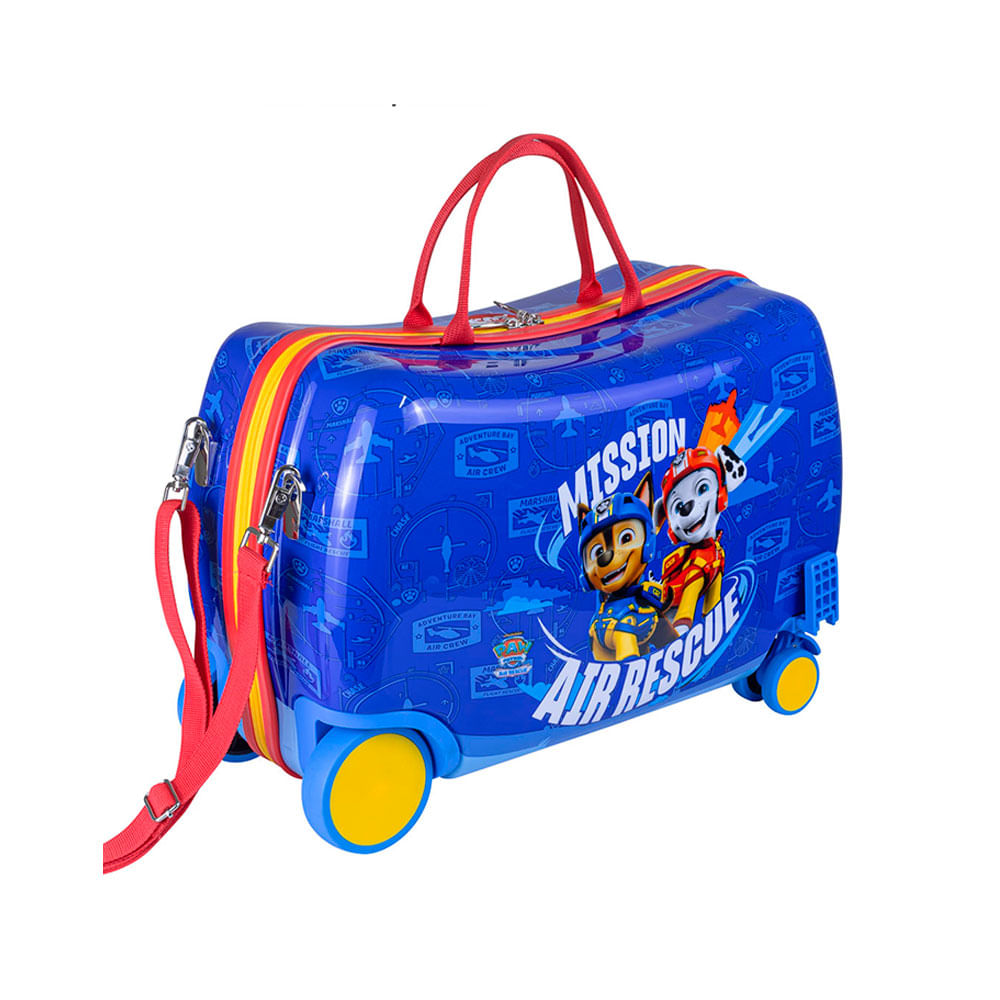 Imagen 2 del producto Maleta Paw Patrol Carry-On, ruedas y mango para niños, carcasa rígida, 10 kg de capacidad, color azul