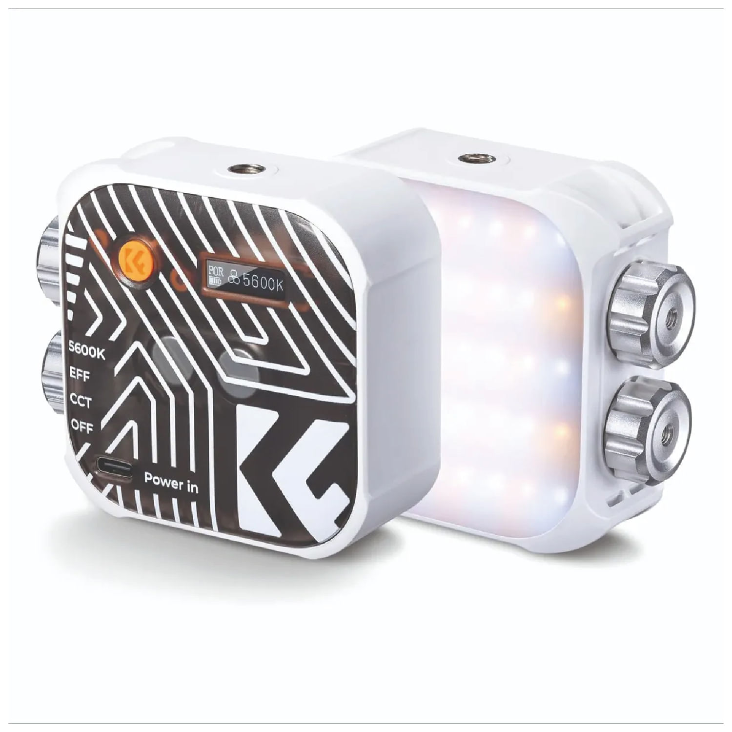 Imagen 2 del producto Luz LED RGB portátil K&F Concept KF34.036V1, 60 LEDs, 2500K-9900K, batería 2000mAh