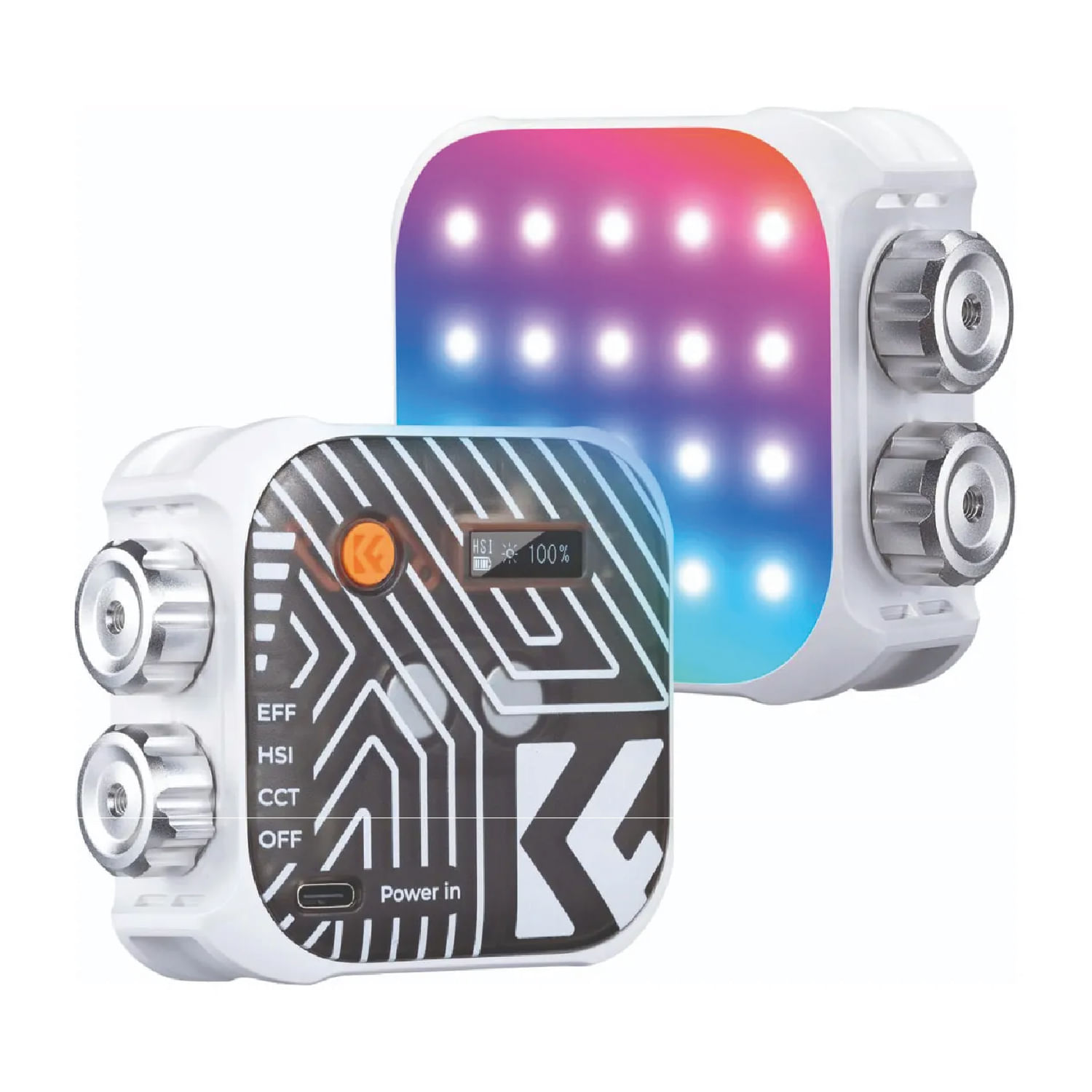 Imagen 1 del producto Luz LED RGB portátil K&F Concept KF34.036V1, 60 LEDs, 2500K-9900K, batería 2000mAh