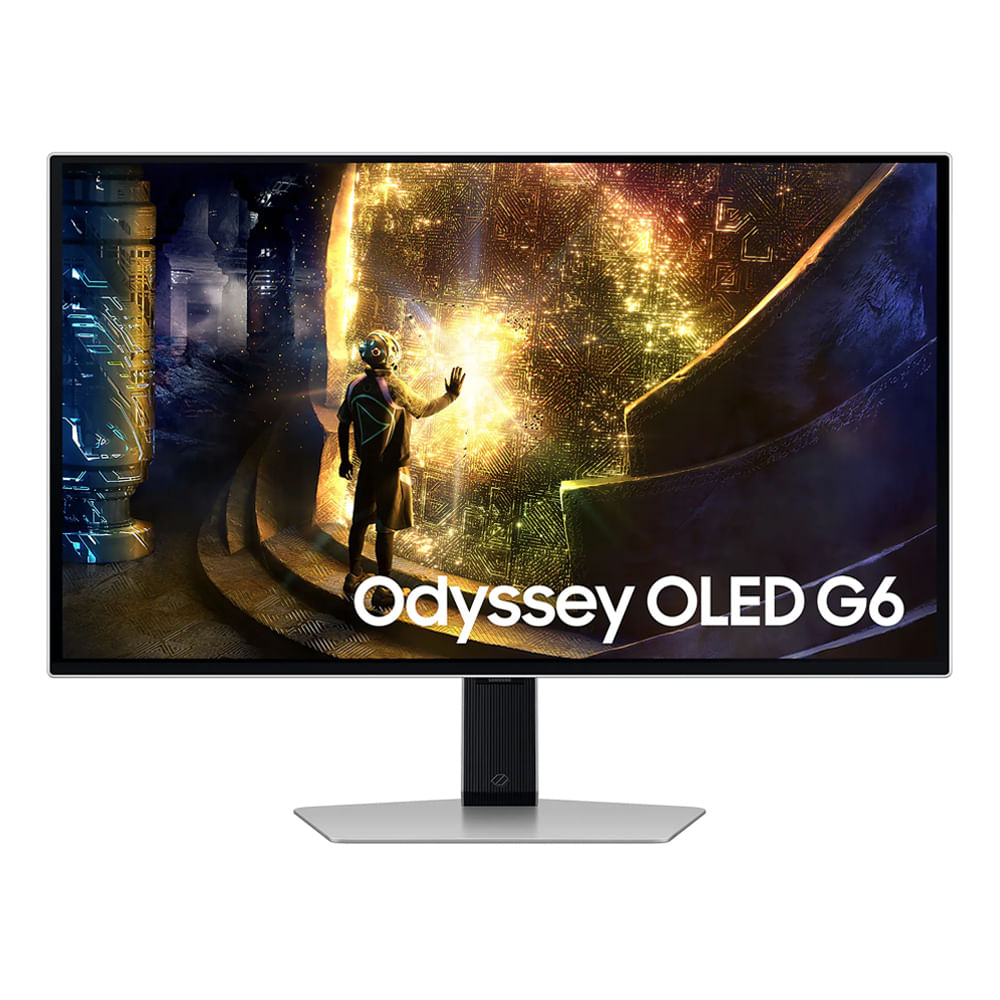 Monitor gamer Samsung 27” Odyssey G6 LS27DG612SLXPE OLED, QHD (2560x1440), 240Hz, 0.03 ms, entradas HDMI/DisplayPort, FreeSync Premium Pro