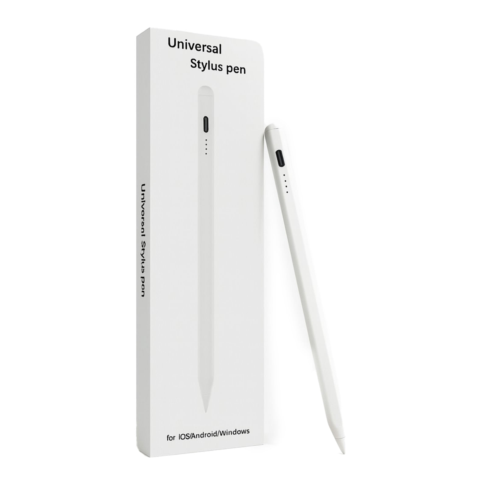 Lápiz óptico digital universal touch, aluminio, USB-C, para tablet y celular, escribir y dibujar, sin Bluetooth