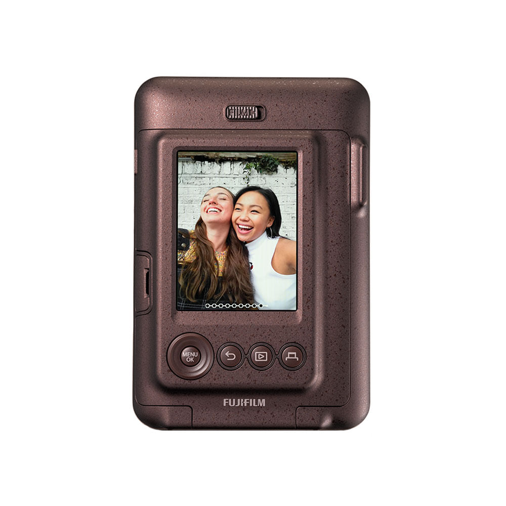 Imagen 2 del producto Cámara instantánea híbrida Fujifilm Instax Mini LiPlay Bronze, impresión desde smartphone, filtros, marcos y audio QR