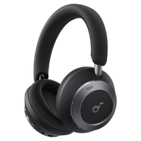 Audífonos SoundCore Space One Pro con cancelación activa de ruido, Bluetooth 5.3, hasta 60 horas de batería, negro