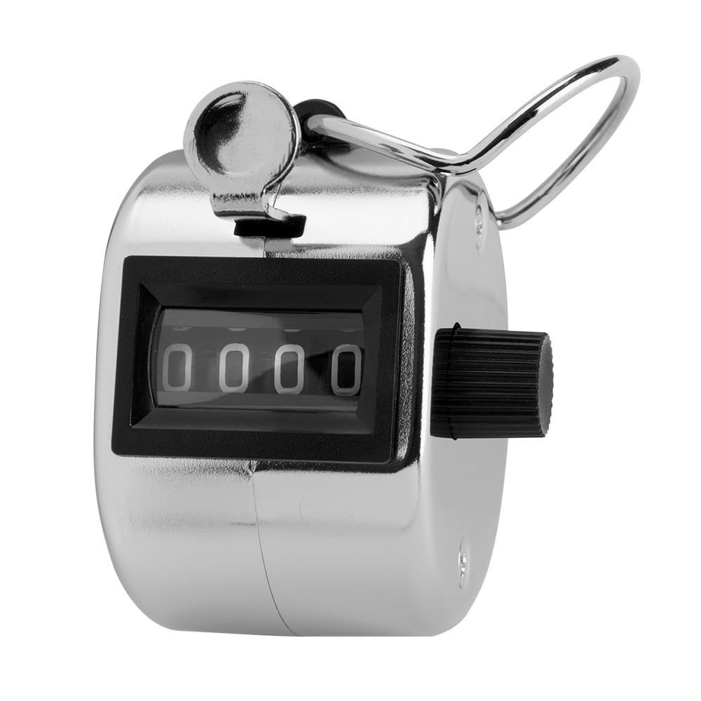 Contador manual Evox portátil, 4 dígitos 0000-9999, sin baterías, para eventos, inventarios y actividades deportivas