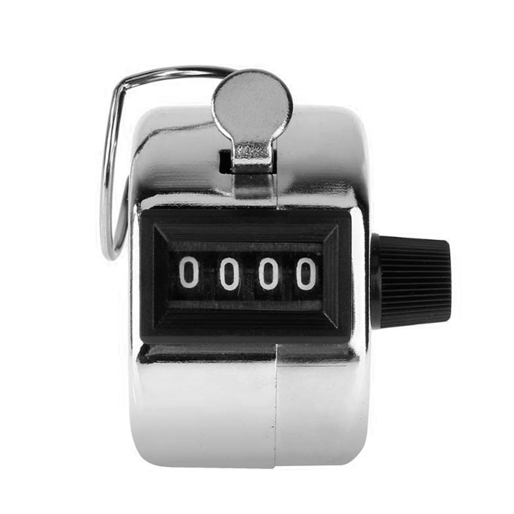 Imagen 2 del producto Contador manual Evox portátil, 4 dígitos 0000-9999, sin baterías, para eventos, inventarios y actividades deportivas