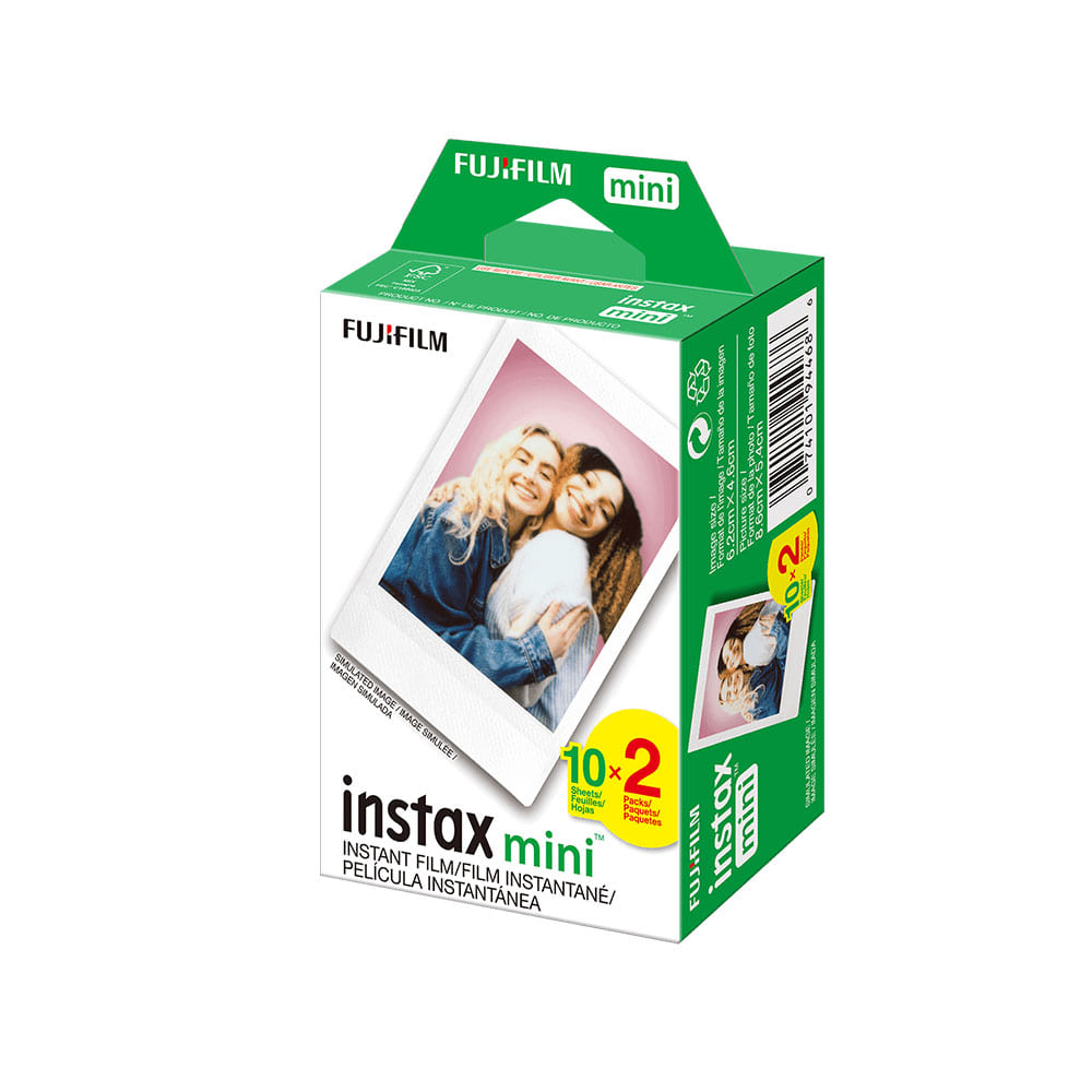 Imagen 2 del producto Combo: Película Fujifilm Instax Mini x20 + portafoto + 4 marcos imán, fotos instantáneas